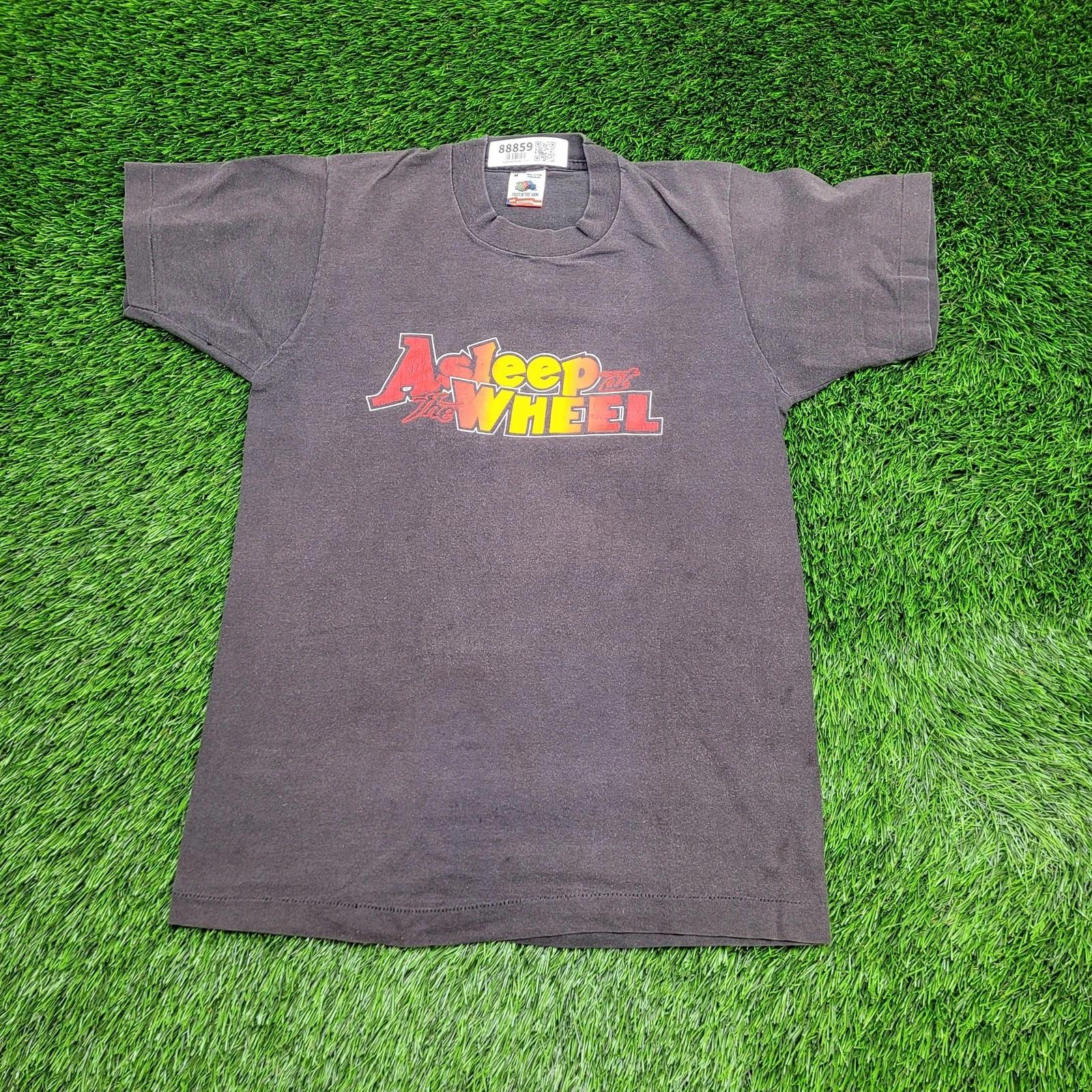 

Vintage 80s Alseep At The Wheel Band T-Shirt S/M 18.5x27 Faded USA XL