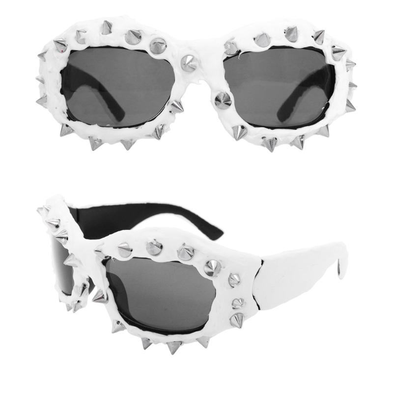 Hip Hop Sporty Sunglasses Stylish Unique Lightweight Sunglasses Futurists Shades Live Show Party Photo Props