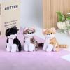 Cute Realistic Cat Plush Keychain Soft Fluffy Adorable Kitten Charm Lightweight Bag Pendant for Teen Girls Gift