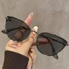 Oversized Cat-Eye Myopia Sunglasses Unisex High-Definition Minus Diopter Eyeglasses Grey Lenses Outdoor Shades Eyewear