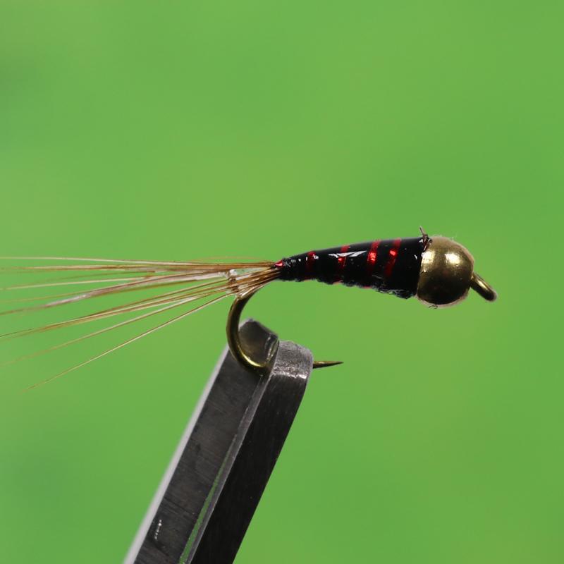8PCS 14 Brass Bead Nymph for Fly Fishing Lure Buzzer Midge Fishing Accessory