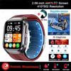 2026 New Men Airbag Air Pump ECG Blood Pressure Uric Acid Blood Fat Temp Health Monitor Bluetooth Call 2.06-inch AMOLED Smart Watch