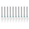10pcs Nail Drill Bit Set Professional Home Salon Ceramic Cuticle Remover Bits for Nail Artist