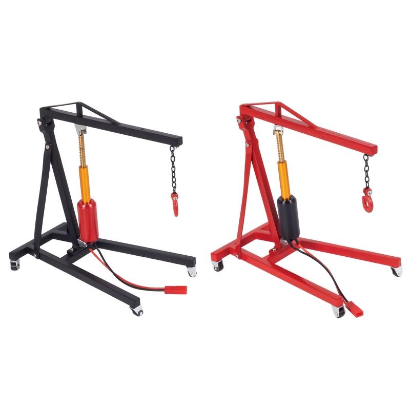 Simulation Model Fit for 1/10 Garage Series Decorations Ornaments Engine Engine Hanger Electric Crane Electric Jack Toy