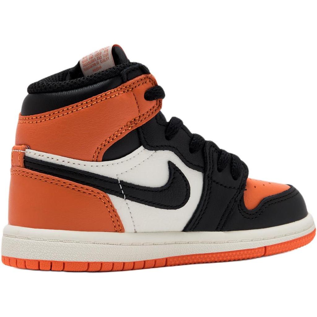 Air Jordan 1 Retro High OG TD Shattered Backboard 2025 Dětské tenisky Oranžová Černá Plachetnicová FD1413-008