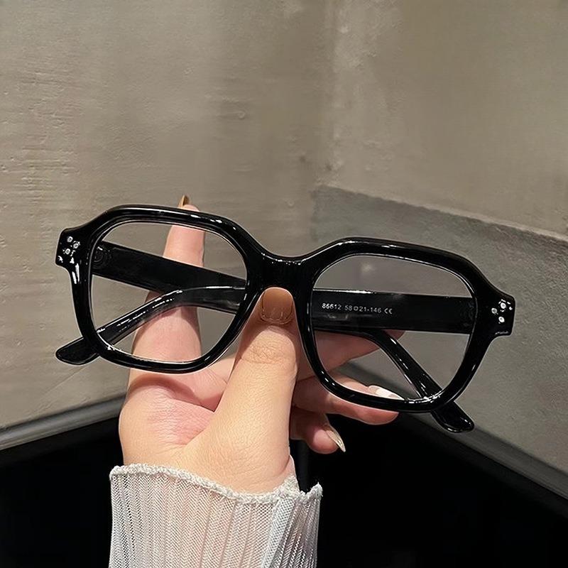 Retro Anti Blue Light Computer Glasses Frame Women Oversized Men Trendy Fashionable Stylish Eyeglasses Classic Spectacles Ouclos