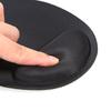 Mouse Pad Comfortable Mouse Mat with Wrist Rest Support for PC Laptop(Red)