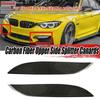 Real Carbon Fiber Front Bumper Side Splitter Canards Lip Spoiler For BMW F80 M3 F82 F83 M4 2015-2018