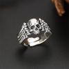 Men Women Retro Skull Skeleton Cuff Finger Rings Punk Fashion New Jewelry Lovers Gift Party Rock Anillos Mujer