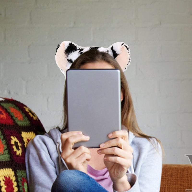 1/2/3/4 Animal Leopard Costume Accessories Leopard Ears Headband Tail Bowtie Tutus Skirt Halloween Cosplay Party Props