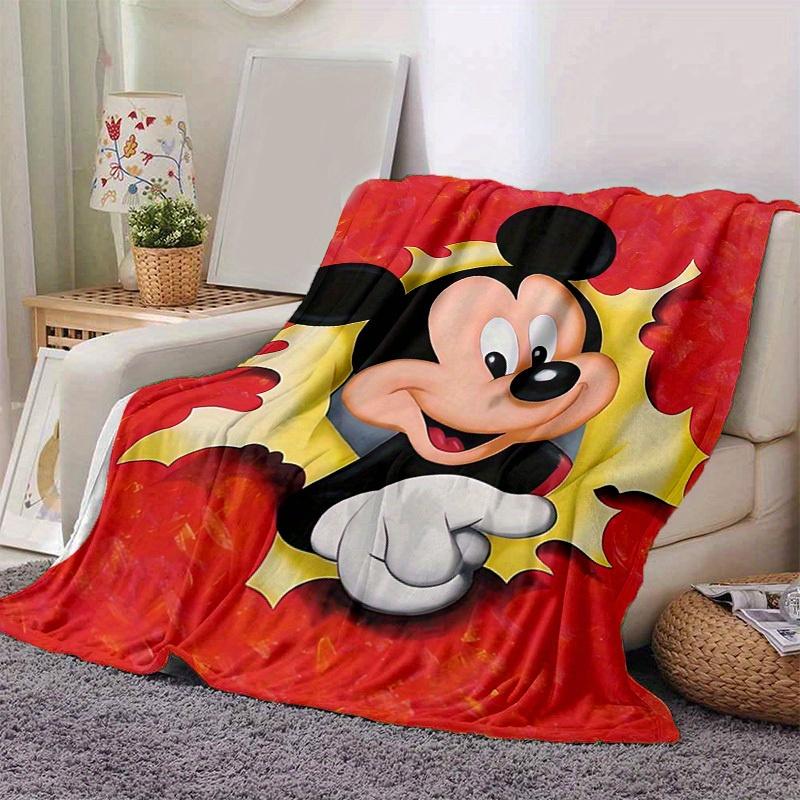 

1pc. Mickey Mouse Cartoon Blanket, Soft Warm Throw for Home Decor, Gift Idea, All Seasons Use, Vibrant Colors, Cozy Bed Cover, Room Decorati 100x150cm