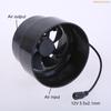 K1AE Energy Saving 12V Exhaust Fan 110mm-100mm Reducer for Coops Kitchens Ventilation