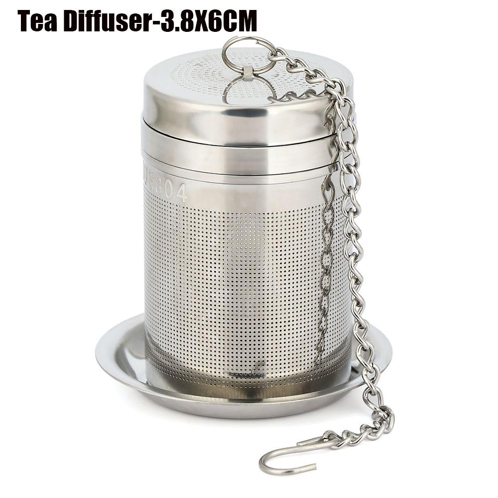New 1set Reusable Fine Tea Strainer Filters Kongfu Stainless Steel Mesh Colander Reusable Teapot Infuser With Handle