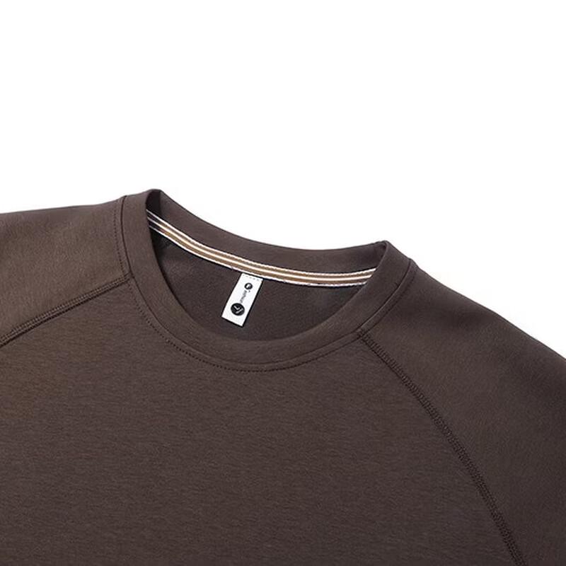 Chutang Men's Heavyweight Cotton Crew Neck Pullover Sweatshirt