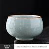 Open piece Ge kiln, ceramic tea cup Ru kiln master cup can raise tea cup ice crack pattern household kung fu business gift