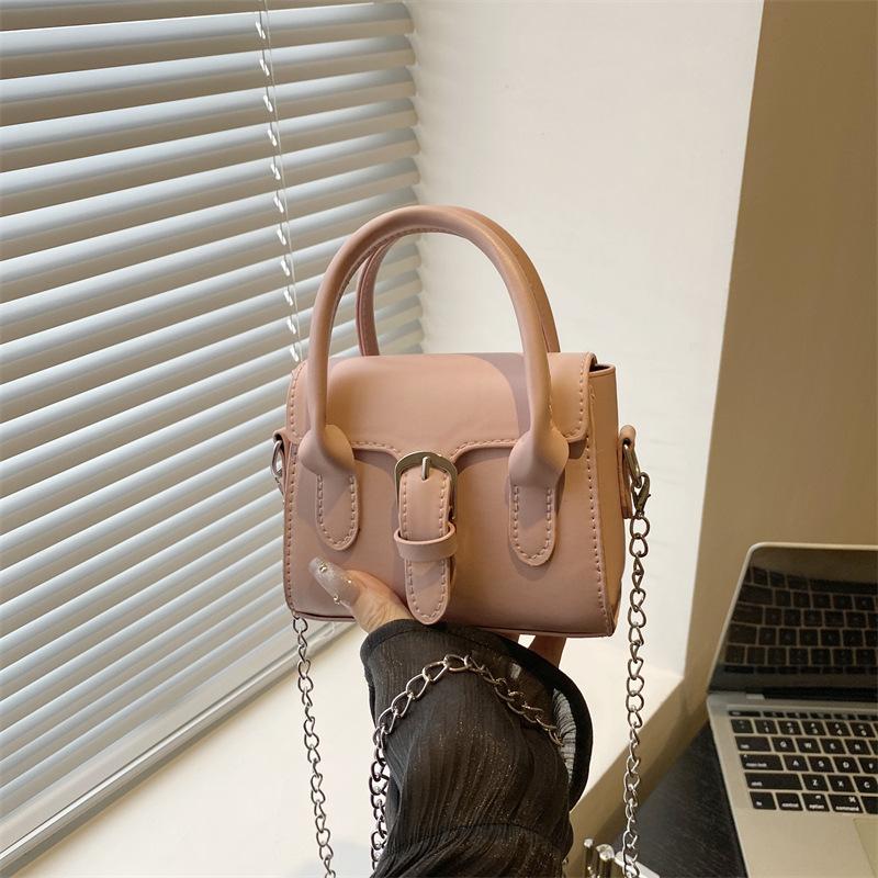 Hand carry mini square bag women's autumn new fashion shoulder messenger bag niche casual women's bag