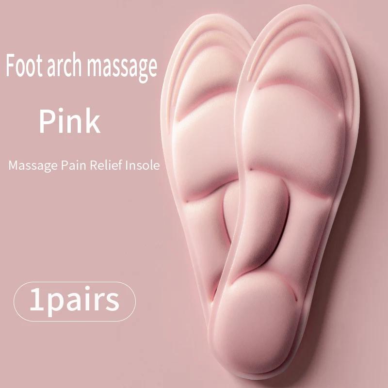 Running Insoles for Shoes Women Sport Massage Insole Memory Foam Shoe Sole Breathable Feet Arch Support Plantar Fasciitis Pad