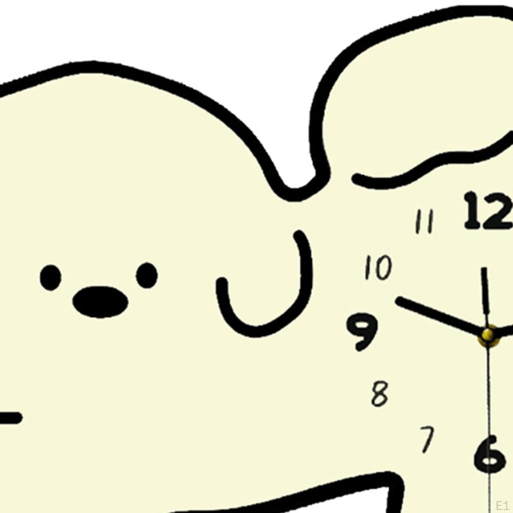 Wall Clock for Indoor , Non-Ticking And Quiet Kids Rooms