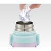 Skater Children's Water Bottle, 2-Way, 470ml (Direct Drinking) or 430ml (Cup Drinking), Little Unicorn Design, Stainless Steel, Insulated, Lightweight