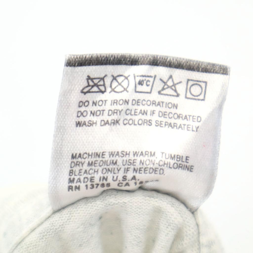 FRUIT OF THE LOOM BEST 90s Made In USA Old Buck Fishing Print Short Sleeve T-shirt Men's Used