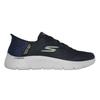 Mens Go Walk Flex New World Geometric Pattern Slip-In Walking Shoes