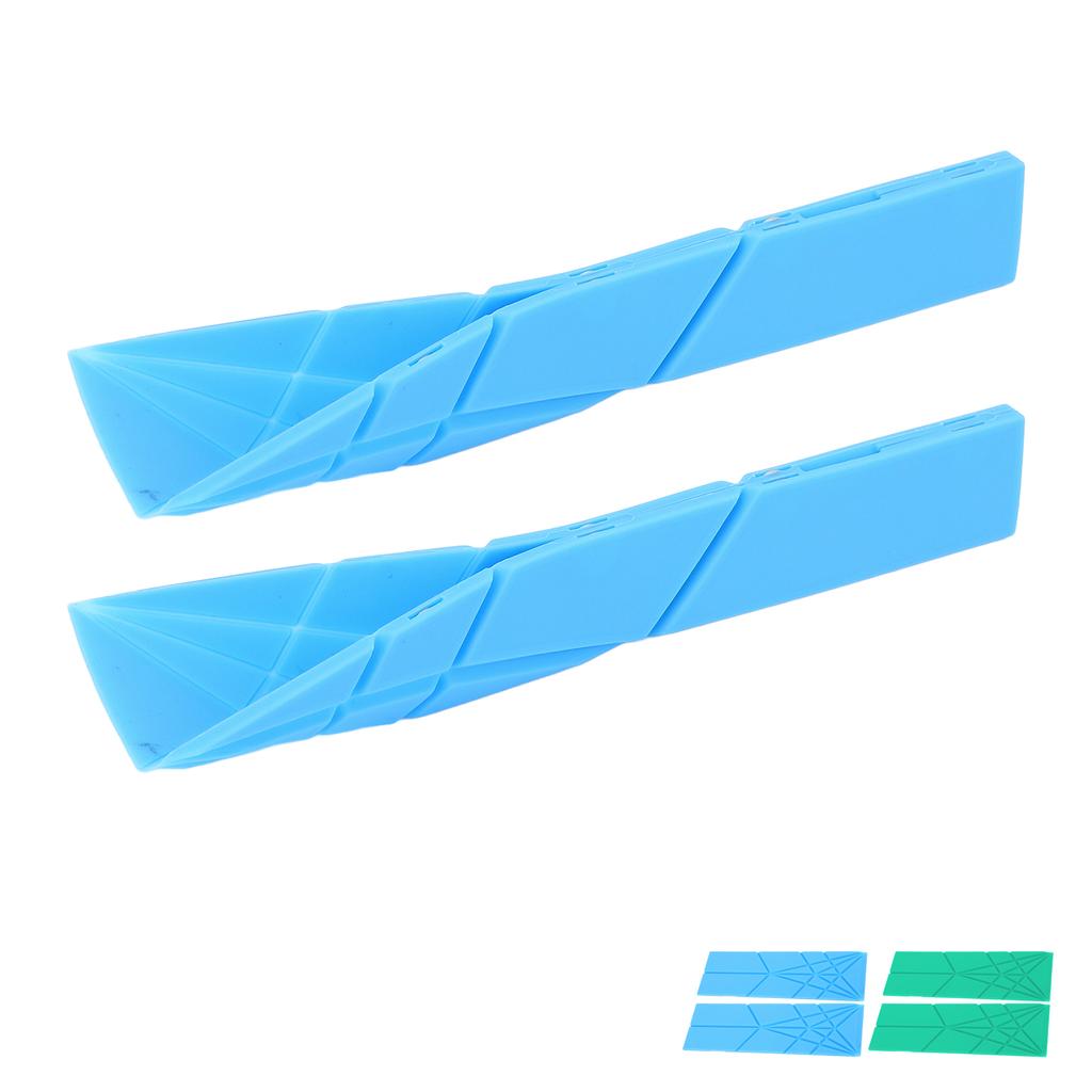 2 Stück Große Polygone Messlöffel Faltbar Flach 3 in 1 Messlöffel Magnetischer Messlöffel