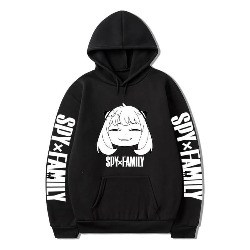 Spy X Family Anime Hoodie Women - Printed Cap Sleeve Long Oversized Streetwear Sweatshirt In Multiple Colors