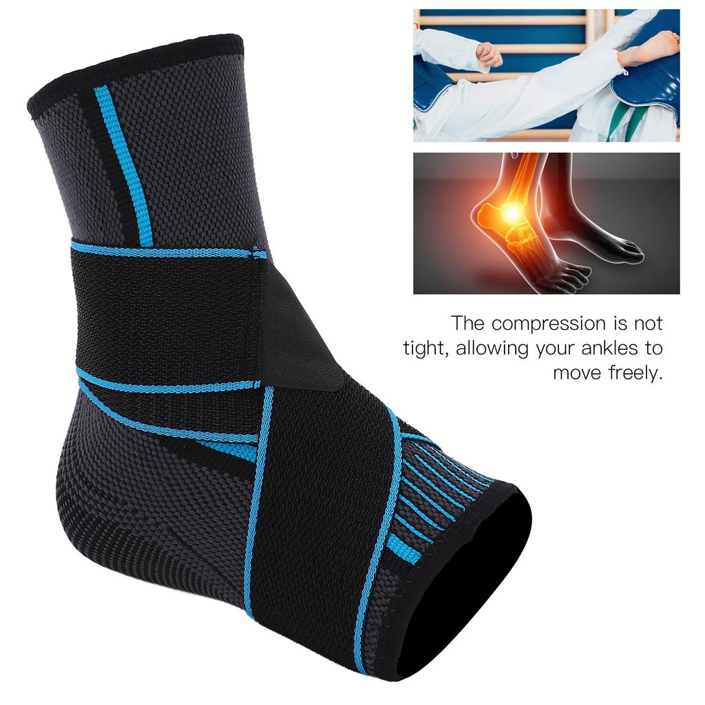Ankle Brace Compression Support Sleeve Breathable Ankle Wrap Heel Brace for Plantar Fasciitis Sprained Pain Relief