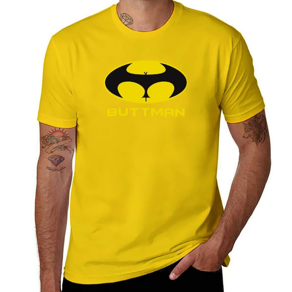 BUTTMAN T-Shirt Graphics Plus Size Tops Customs Design Your Own Black T Shirts for Men