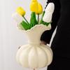 High-End French Ceramic Vase for Living Room - Ideal for Flower Arrangements, Artificial or Dried Flowers, Desktop Decoration