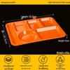 A8 Melamine Divided Cafeteria Tray