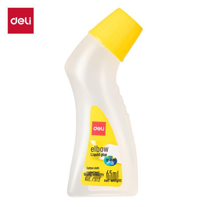 Deli 65ml Sponge Head Liquid Glue (12-Pack)