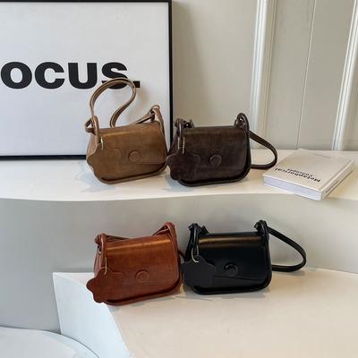 Retro Small Bag Women's 2025 Spring and Summer New Trendy Fashion Shoulder Bag Summer High Sense Versatile Messenger Small Square Bag