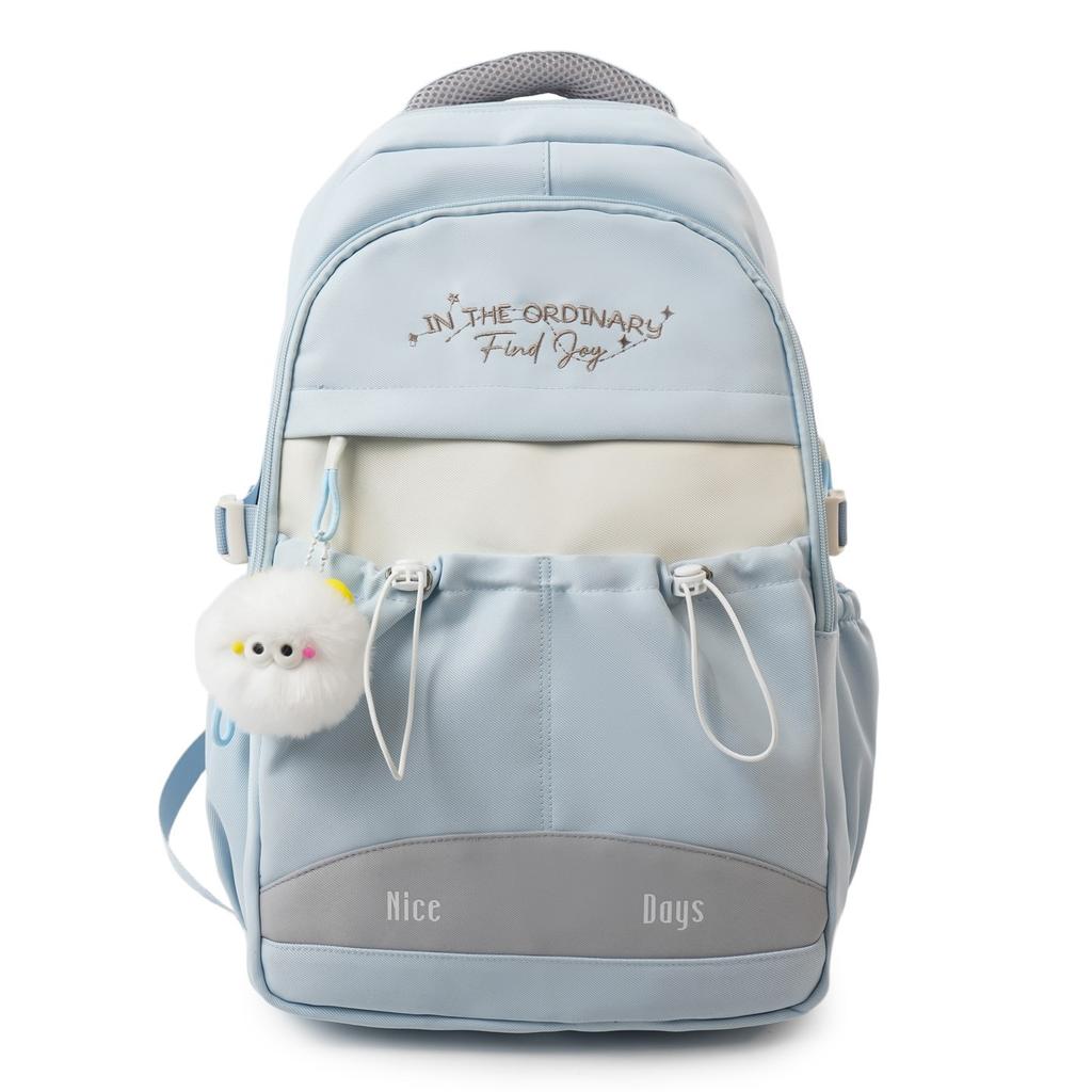 Schoolbag Japanese Schoolbag Female College Wind Large Capacity Sweet Cute Backpack Pure Middle and High School Students Multi-compartment Backpack