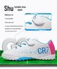 Chaussures de Football Cross New Falcon pour Enfants à Velcro, Crampons Longs Homme, Entraînement Femme, Compétition Pro Jeunesse