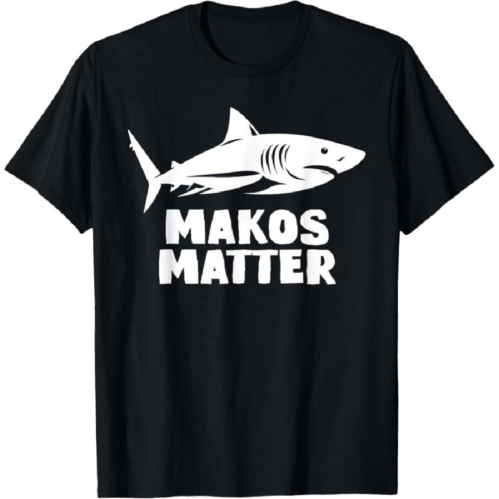 Makos Matter Футболка Дайвер Акула Мако Подводное плавание XXXXXL чёрный