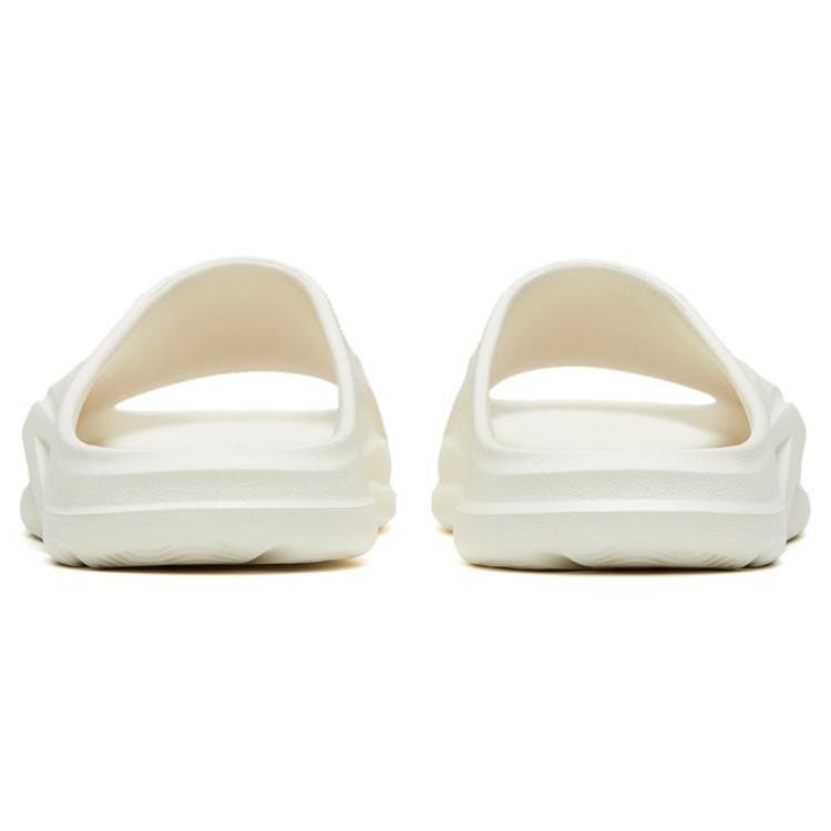 Anta Sheepskin Slip Resistant Abrasion Resistant Slide Slippers Women's White 922326993-3