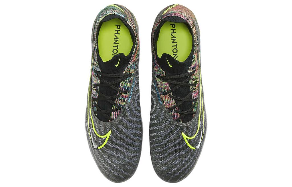 Nike Gripknit Phantom Gx Elite Fusion Fg Schwarz Weiß Blau Leuchten Volt DV6971-071