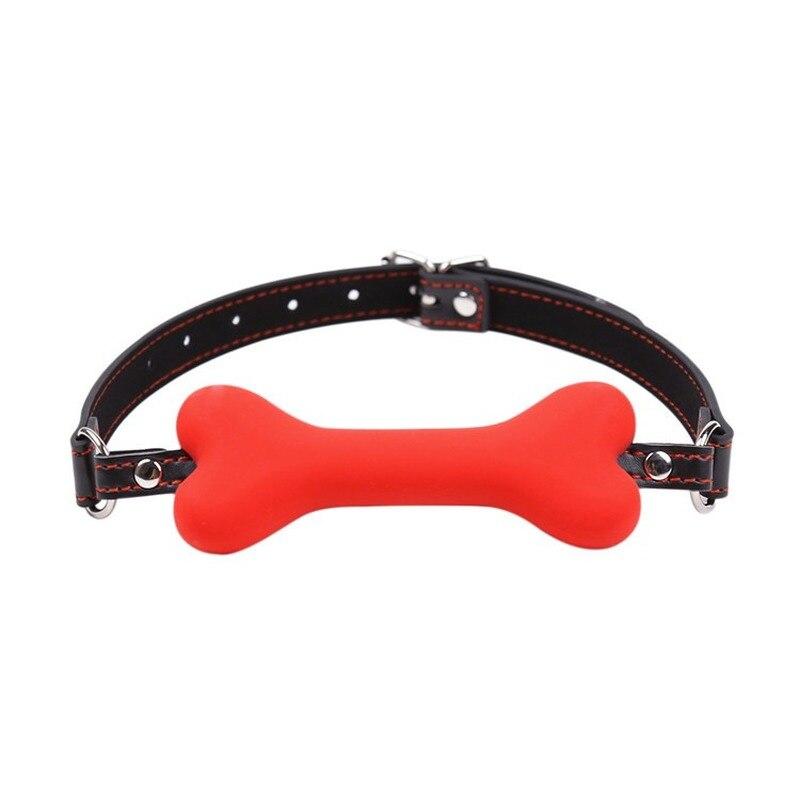 BDSM Mouth Gag Sex Adlut Toys Dog Slave Fetish Bondage Sex Games Harness Dog Bones Style Erotic Torture Sex Games