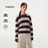 Women's Striped Wool Knit Pullover