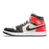 Sneakers da Donna Air Jordan 1 Mid SE Newsprint Marrone Light-Orewood-Brown Bright-Crimson DQ6078-100