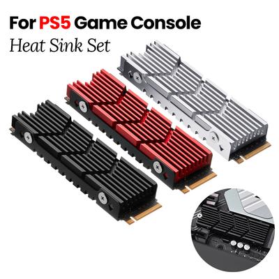 M.2 2280 SSD Radiator NVME NGFF Solid State Hard Disk Cooler Aluminum Alloy with Thermal Silicone Pad for PS5 Game Console