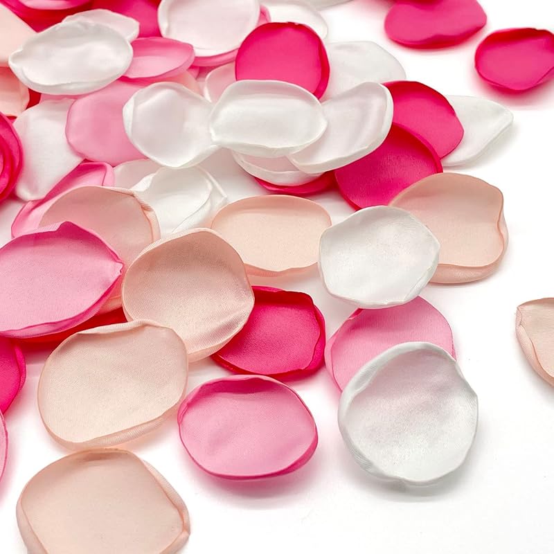 400Pcs Rose Petals for Wedding Decor Lavender Purple Silk Petals Flower Girl Scatter Petals for Aisle Table Centerpieces Reception, Bridal Shower