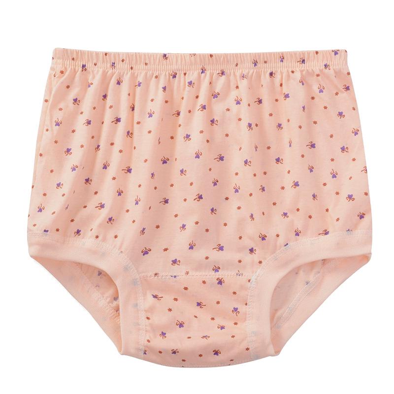 Women Briefs Cotton Panties High Waist Breathable Underwear Soft Comfortable Plus Size Underpants