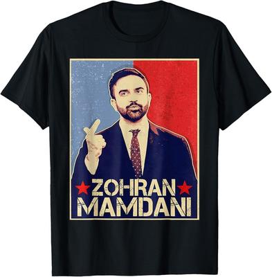 Zohran für New York City Flagge Amerika, Bürgermeister Mamdani 2025 T-Shirt
