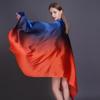 Soft Shawls and Wraps Gradient Color Belly Dance Waving Veil Retro Female Hijab
