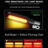 2x CNC Mini Motorcycle Turn Signal LED Light Universal 12V Stop Brake Indicator