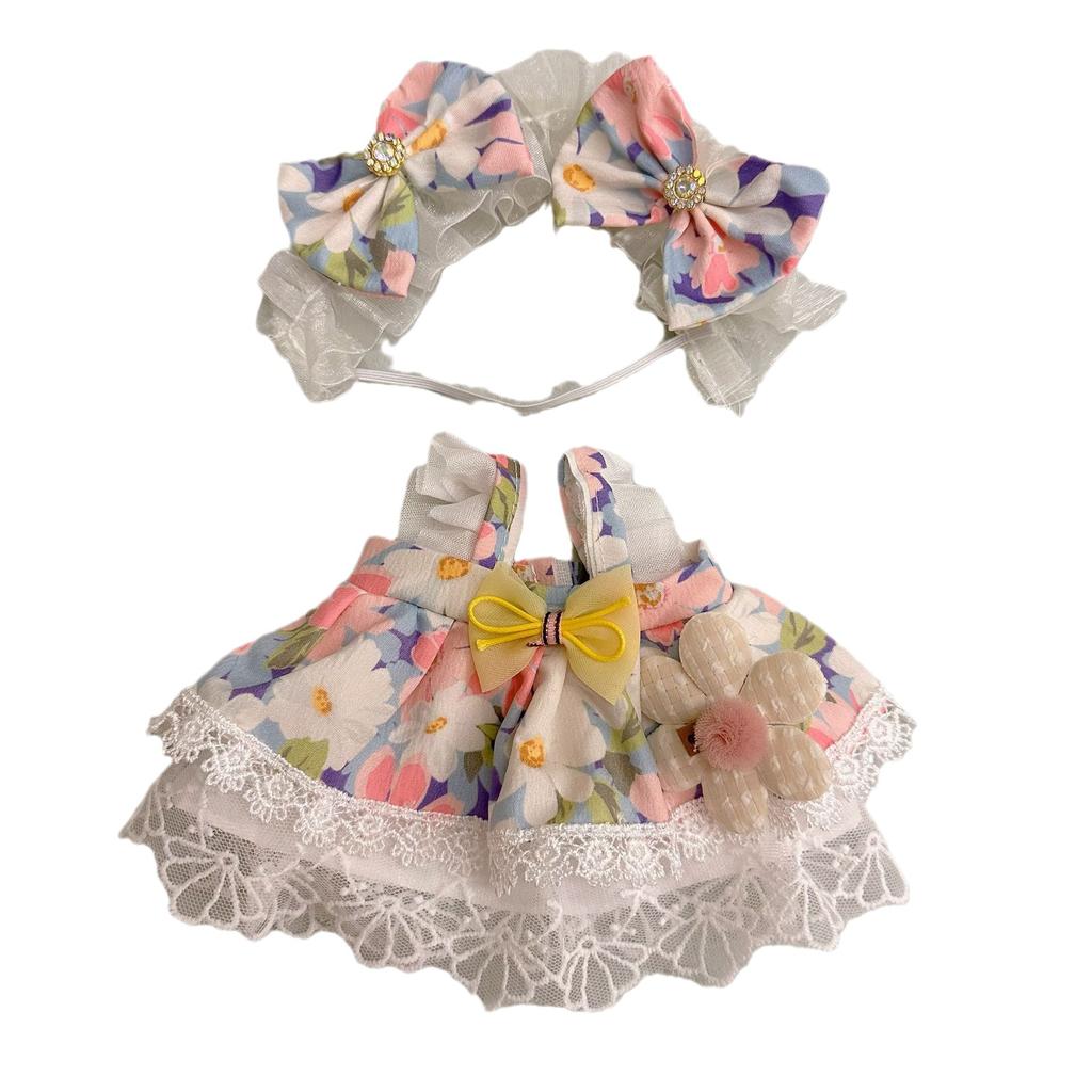 20cm Cotton Doll Clothing, Cute and Sweet Lolita Dress, 20cm Doll Dress-up Clothes