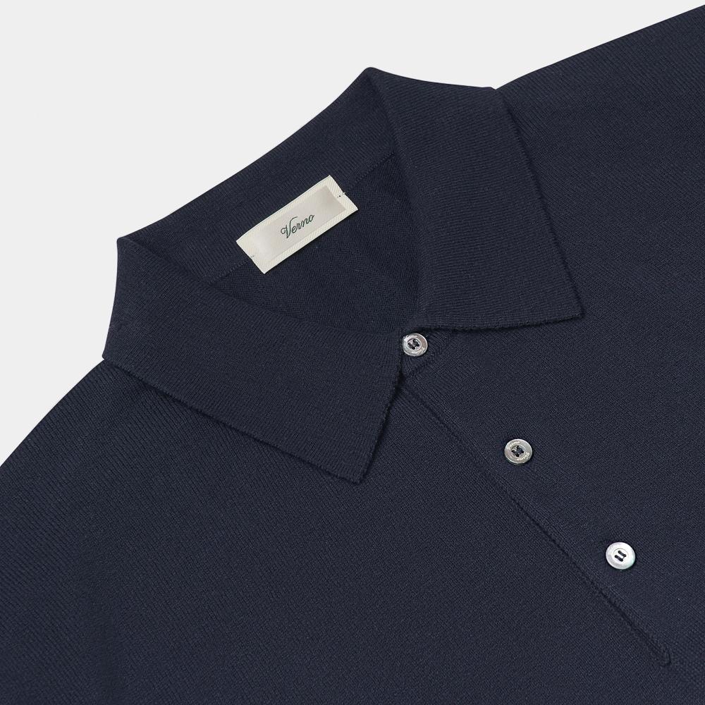 VERNO 24Ss Essential Polo Knit Navy