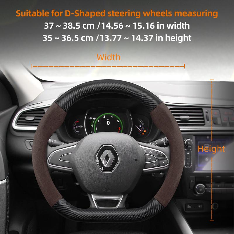 Für Renault Lenkradbezüge: Mégane 3, 2, 4, Clio 4, 5, Trafic, Scenic 2, Austral, Kangoo, Arkana, Kadjar. Zubehör.